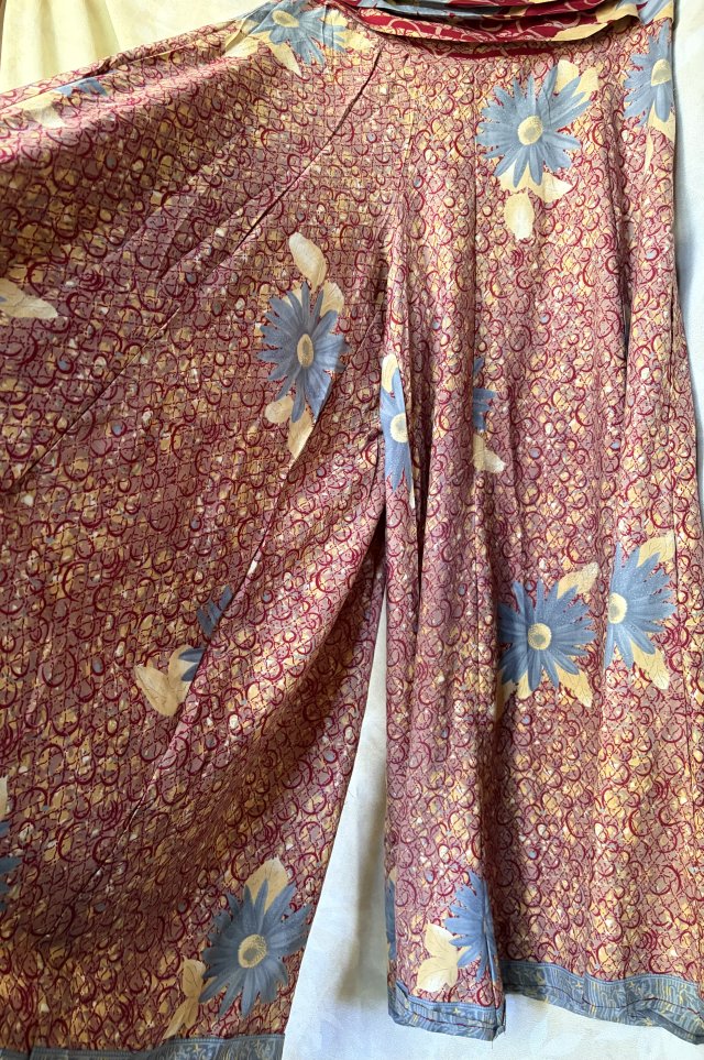 Spódnico spodnie 70 % Silk 30 % poliester made in Indian