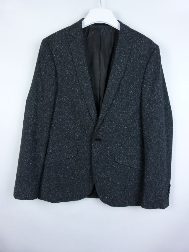 Asos marynarka męska z wool i silk melanż - UK 38 / EU 48 - M