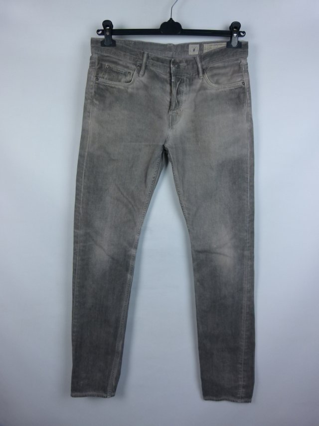Allsaints męskie szare spodnie jeans / 32