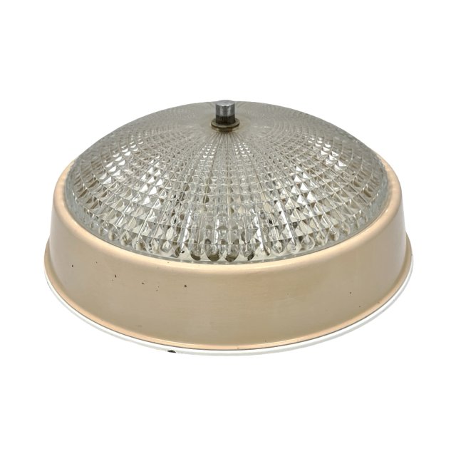 Industrialny Plafon Polam Farel – Polski Design PRL,  lata 70.