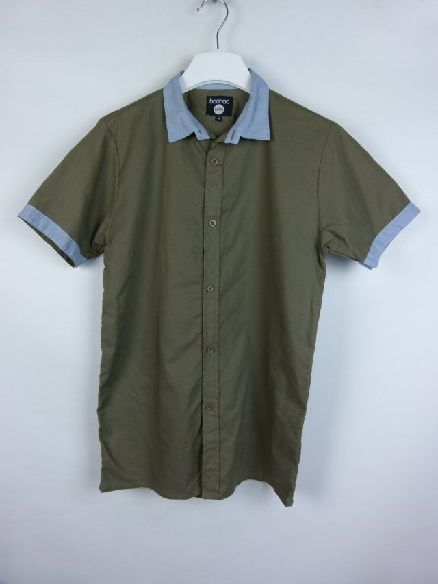 Boohoo Man męska koszula khaki / M
