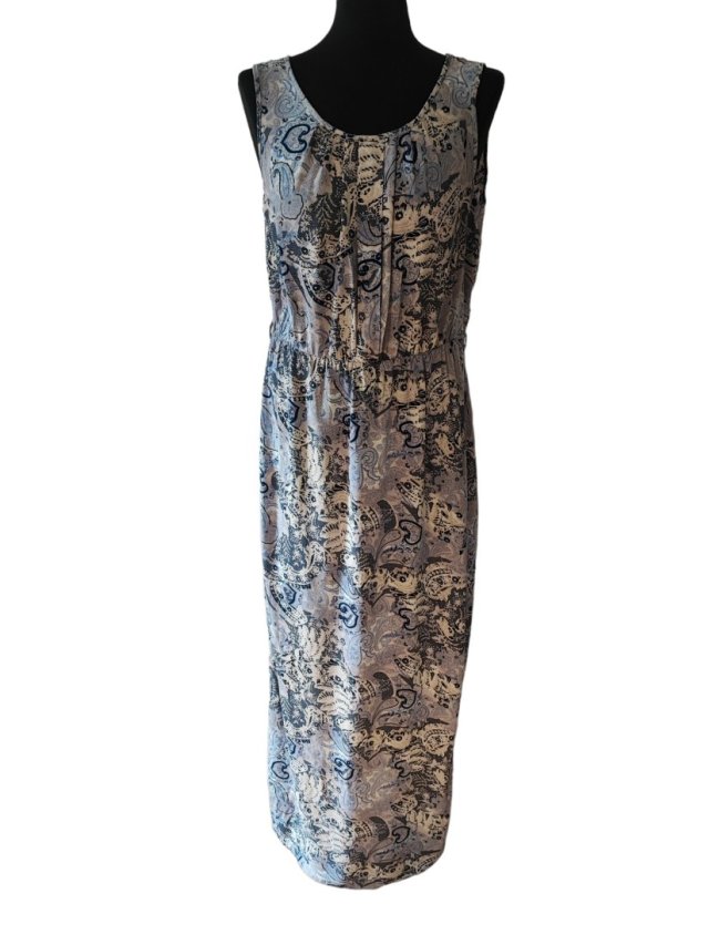 Liliowa sukienka maxi Vero Moda boho