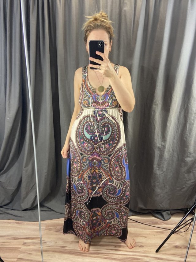 long ethno dress