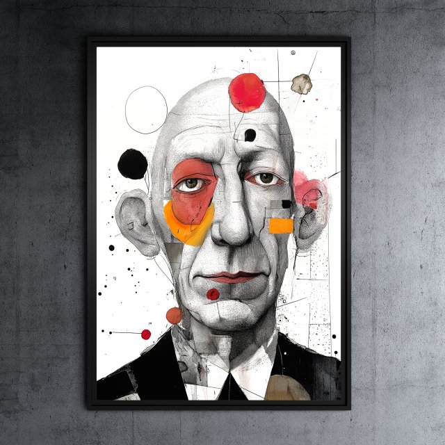 Pablo - grafika na plakacie na A3
