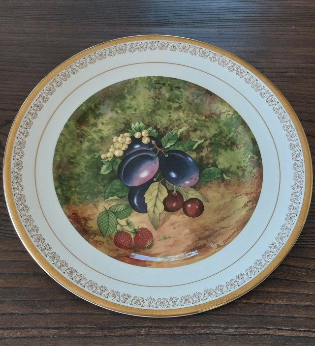 Angielski talerz dekoracyjny  vintage