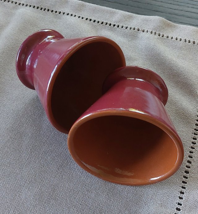 Vintage  ceramiczne  pucharki deserowe  rustykalny  styl  wiejski dom  folk