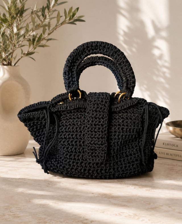 EVERYDAY BLACK TOTE - czarna torba