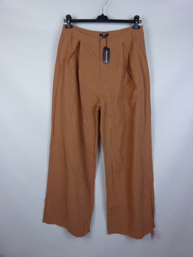 PrettyLittleThing shape spodnie letnie bawełna 14 / 42 z metką