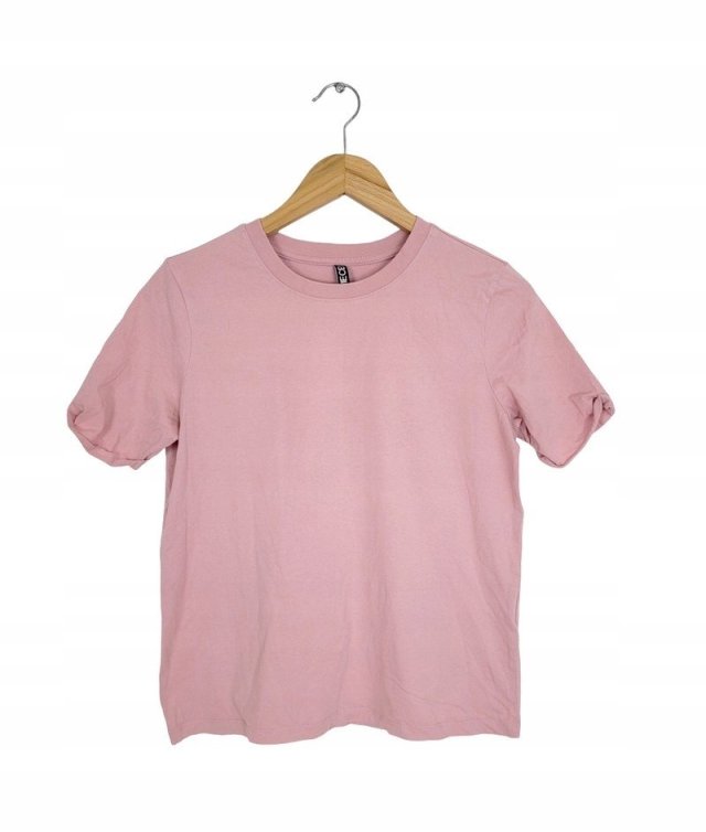PIECES tshirt damski brudny róż Ria 34 XS