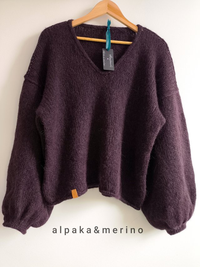 sweter z alpaki i merino