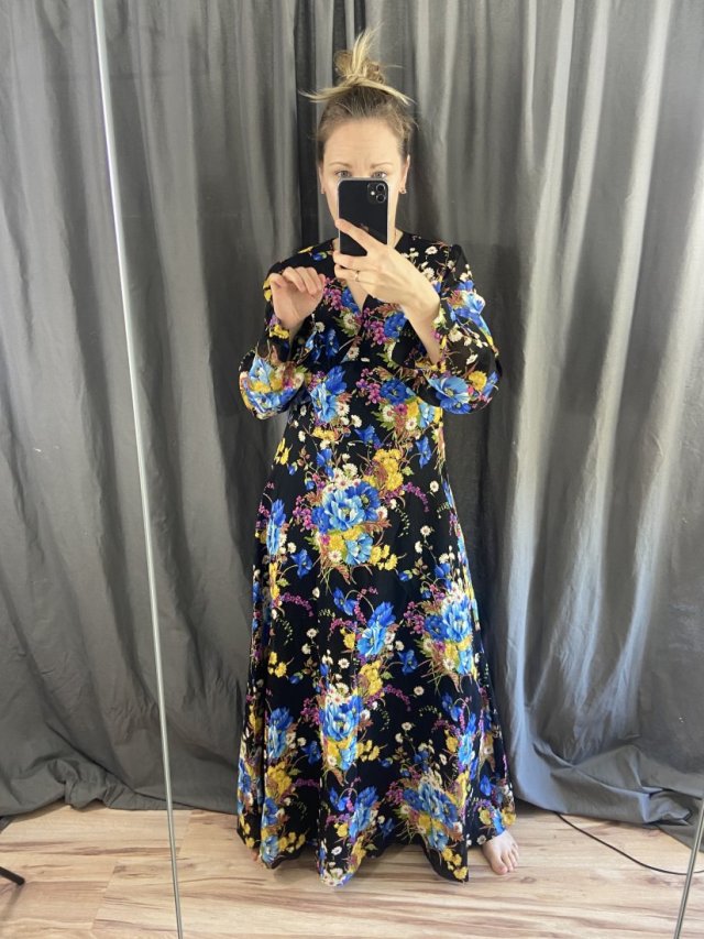 vintage w kwiaty