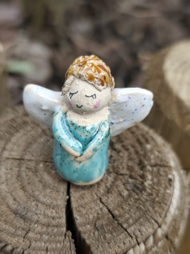 anioł ceramiczny mini
