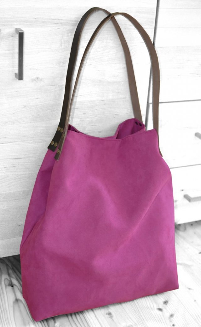 Torba tote XXL - fuksja