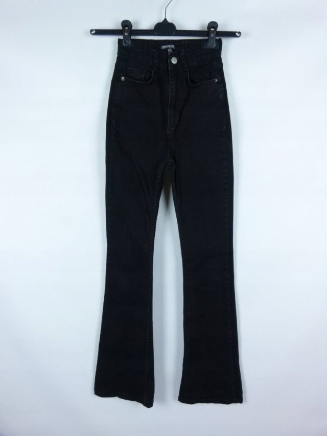 I Saw It First bootcut flare jeans wysoki stan spodnie dżins / 34