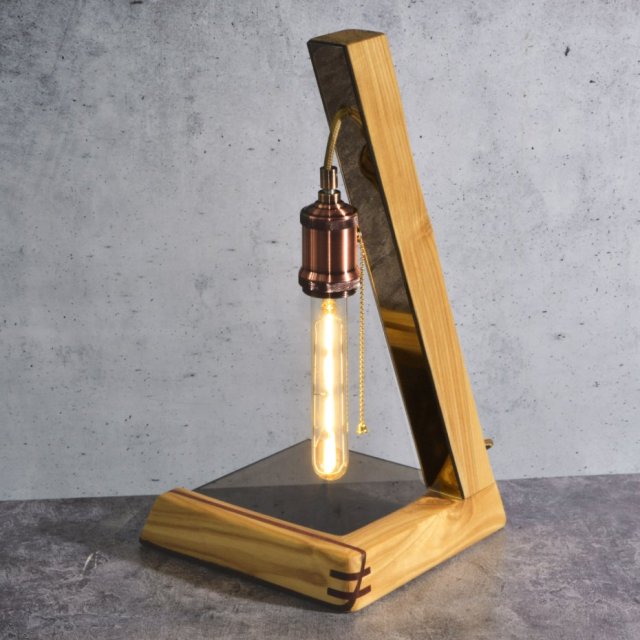 Lampa jesion Wood & Glass