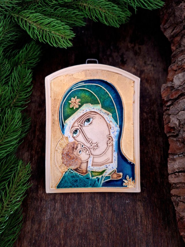 Ceramiczna ikona obraz