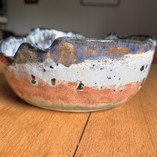 Ręcznie wykonana misa ceramiczna "Kosmos" – unikat.
