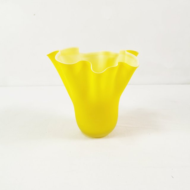 Wazon Fazzoletto, Murano glass, Włochy lata 70.