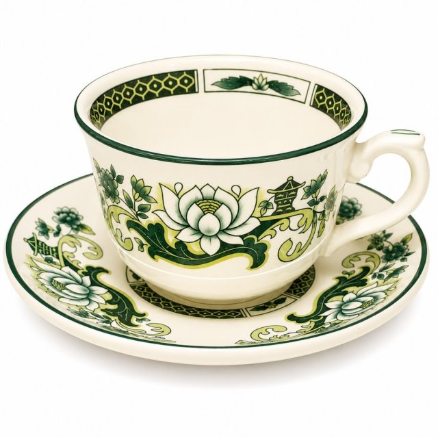 Franciscan Tableware (Myott-Meakin Ltd.) – filiżanka i spodek "Jade" z serii Dynasty Collection
