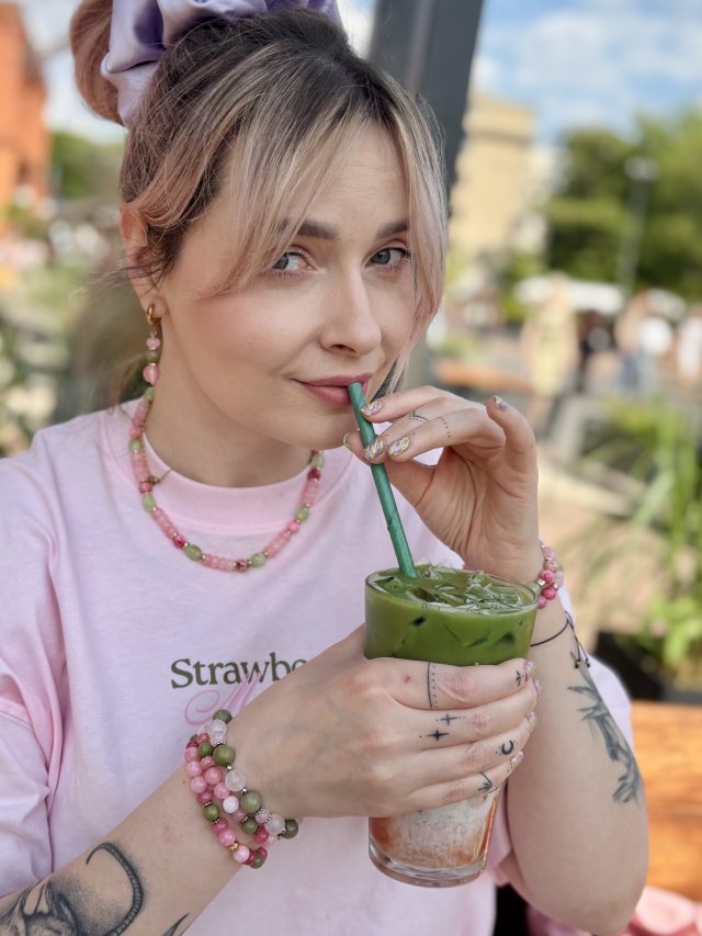 Strawberry Matcha | Bransoletka Sweet Harmony
