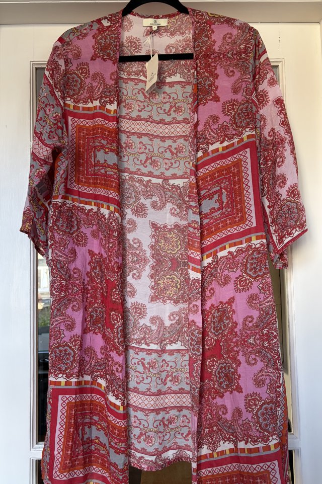 Vintage  kimono - Charlotte Sparre Copenhagen 1962 BELLA PINK - nowe z metkami