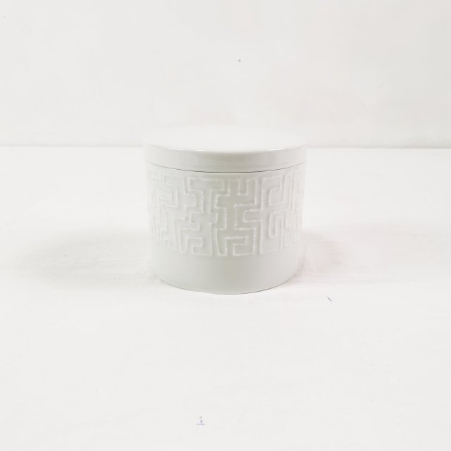 Porcelanowy pojemnik -bomboniera Rosenthal, proj. C. Fischer, Niemcy, lata 60