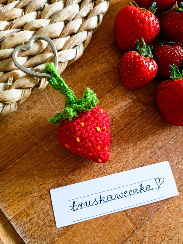 Brelok truskawka