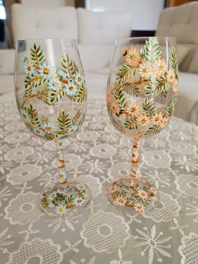 Młoda Para! Kieliszki do wina 280 ml. 2 sztuki