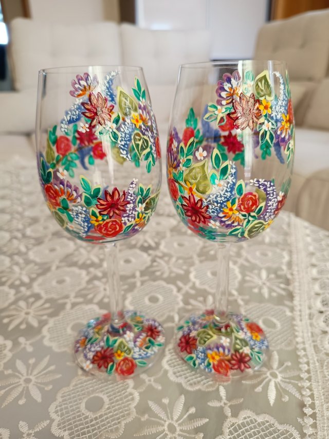 Młoda Para! Kieliszki do wina 280 ml 2 sztuki