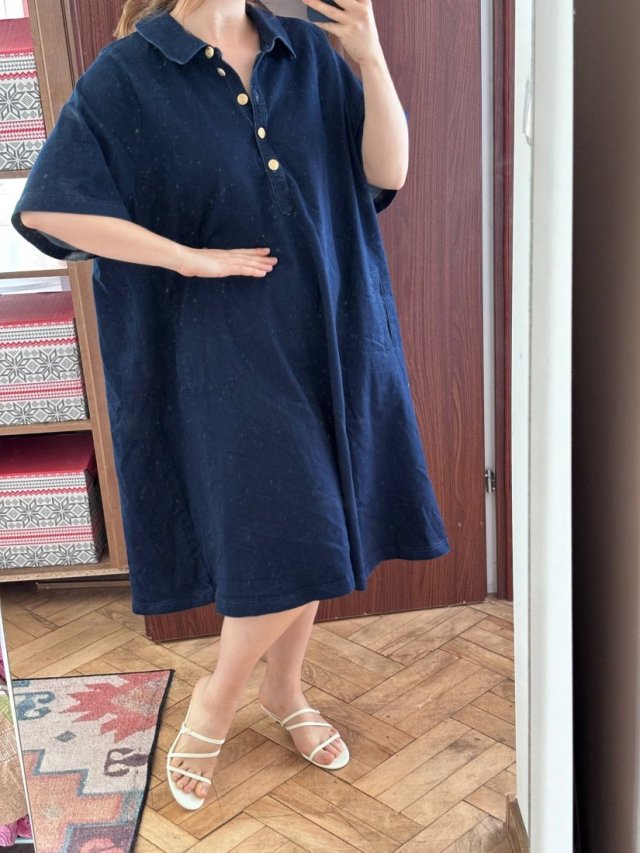 Granatowa sukienka polo Lane Bryant 6XL / EU 56–58