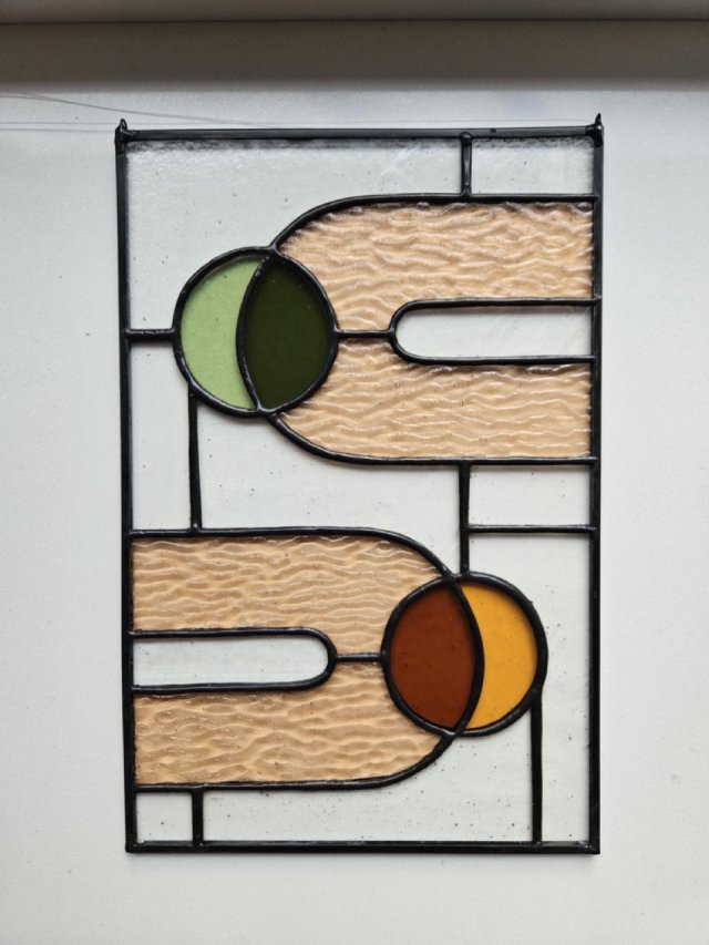 Witraż Bauhaus