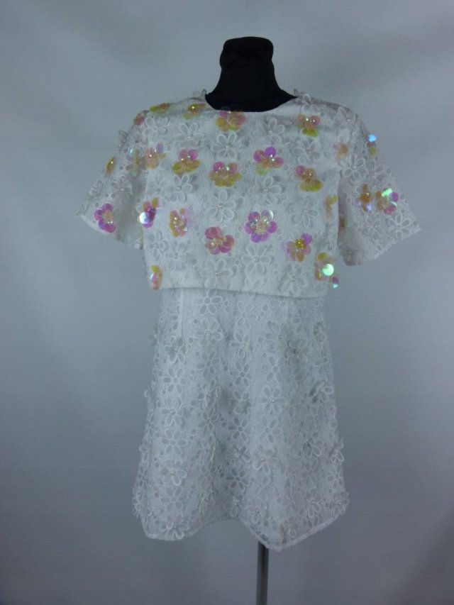 ASOS Petite sukienka przed kolano haft 12 / 38 z metką
