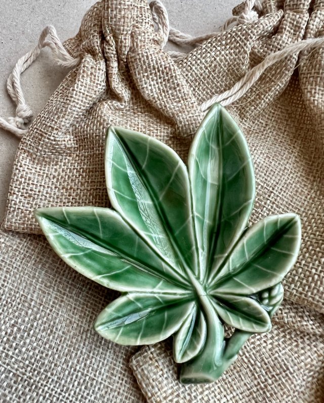 Vintage Wade England Porcelain Leaf Pin Dish ❤ Lata 50-te. XXw.