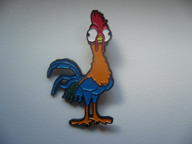METALOWA EMALIOWANA PIN PRZYPINKA DUŻY KOGUT