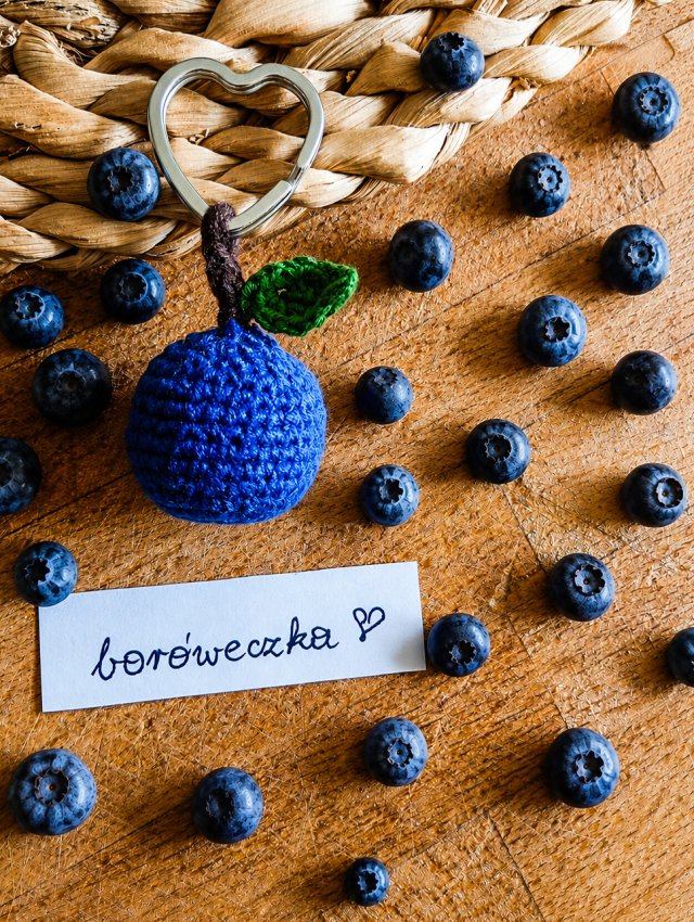 Brelok borówka granatowy