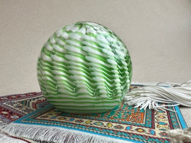 Wyjątkowy!!! Vintage Murano Glass Twisted swirl Ribbons ❀ڿڰۣ❀ Art Glass Paperweight ❀ڿڰۣ❀ Przycisk do papieru