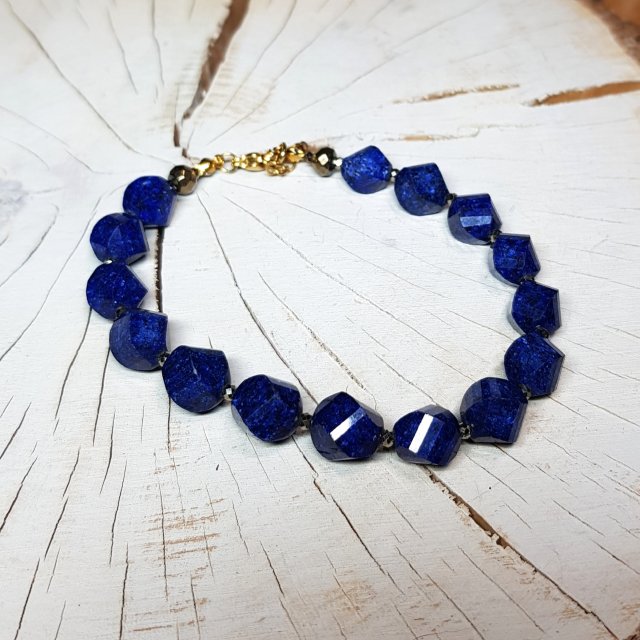 Bransoletka lapis lazuli ( b36)