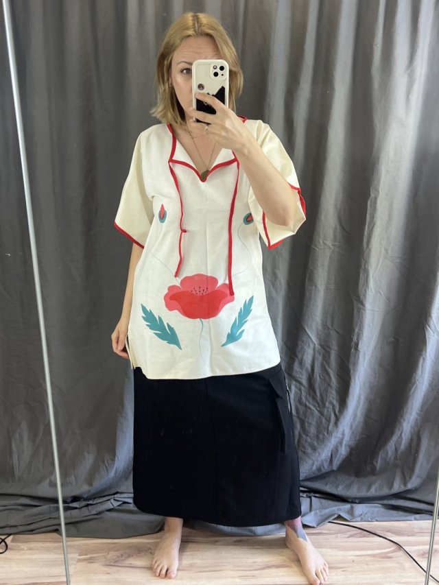 folk art tunic