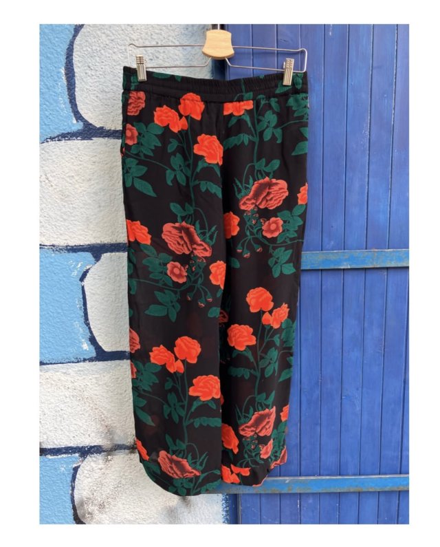 Floral Pants GANNI — sheer trousers with main character energy