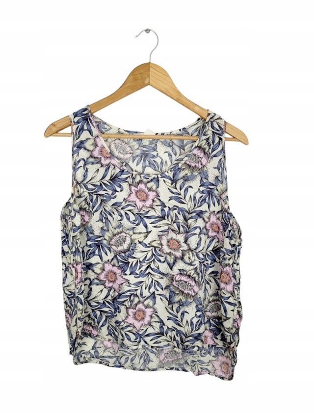 H&M bluzka damska wzór wiskoza 44 XXL