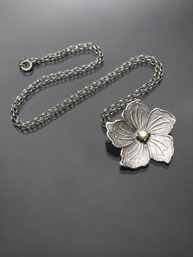 Flower /citrone/ - naszyjnik