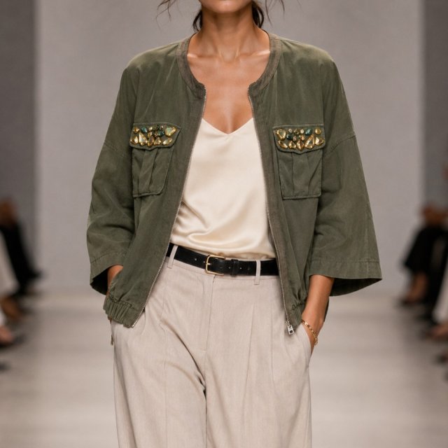 H&M kurtka lyocell