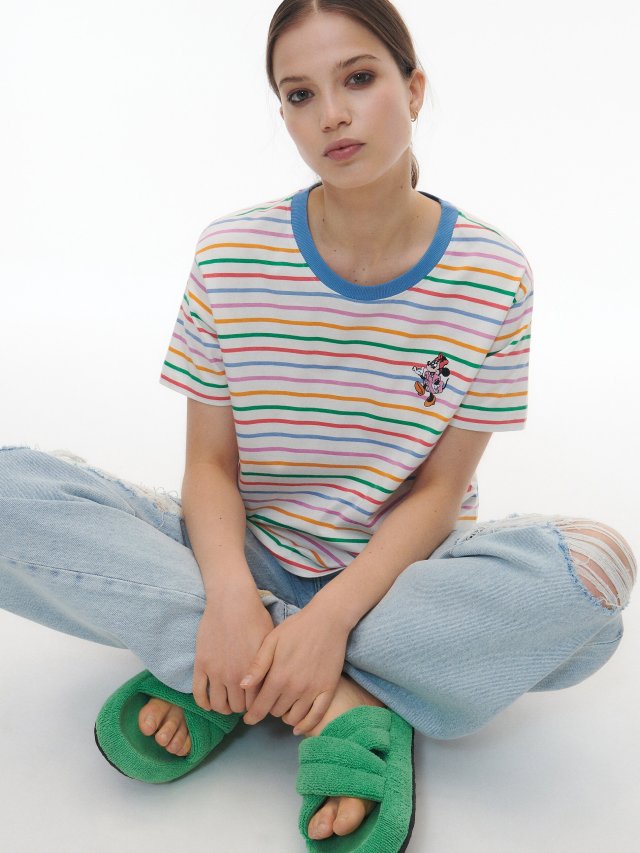 RESERVED - T-SHIRT W PASKI - MINNIE - S
