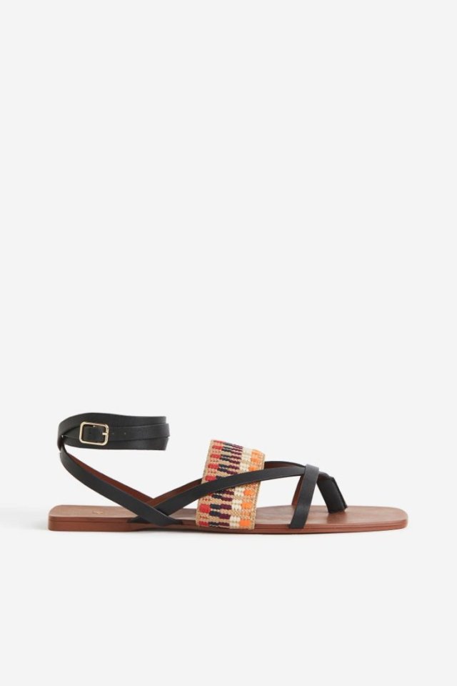 H&M - SANDAŁY W STYLU BOHO - 37