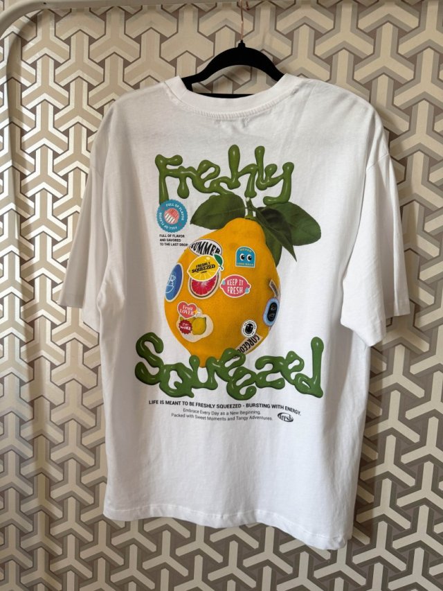 t-shirt owersize House cytryna