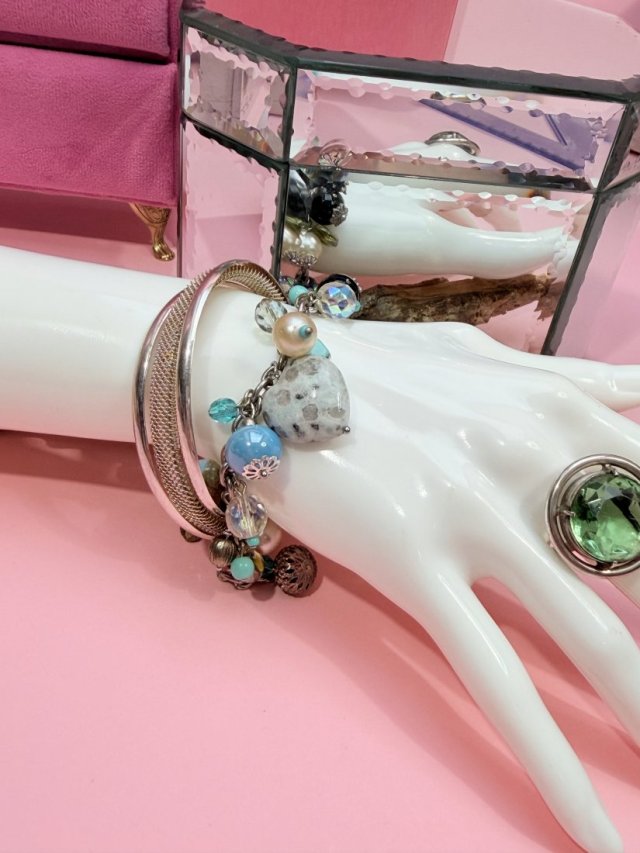 ❦❀❦ bransoletka vintage charmsy ❦❀❦