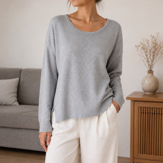 Cubus sweter 100% wełna merino