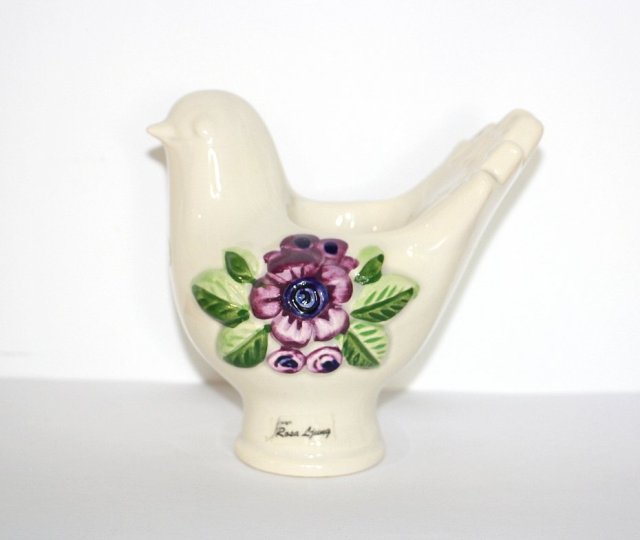 Ptak wazonik ceramiczny Rosa Ljung M
