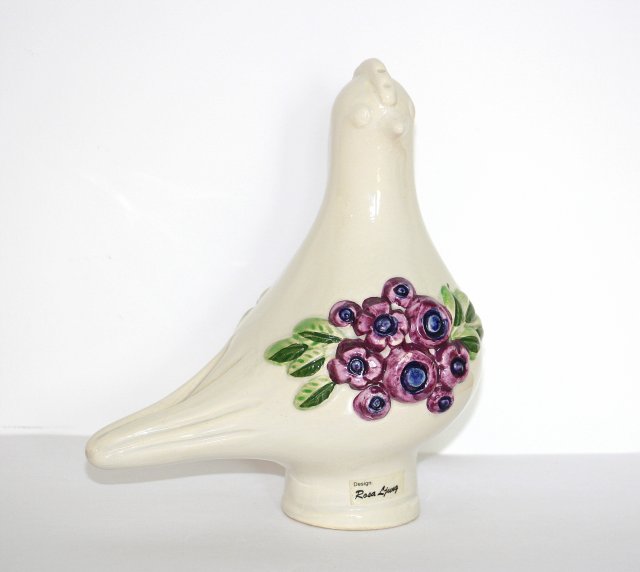 Ptak ceramiczny Rosa Ljung L duży