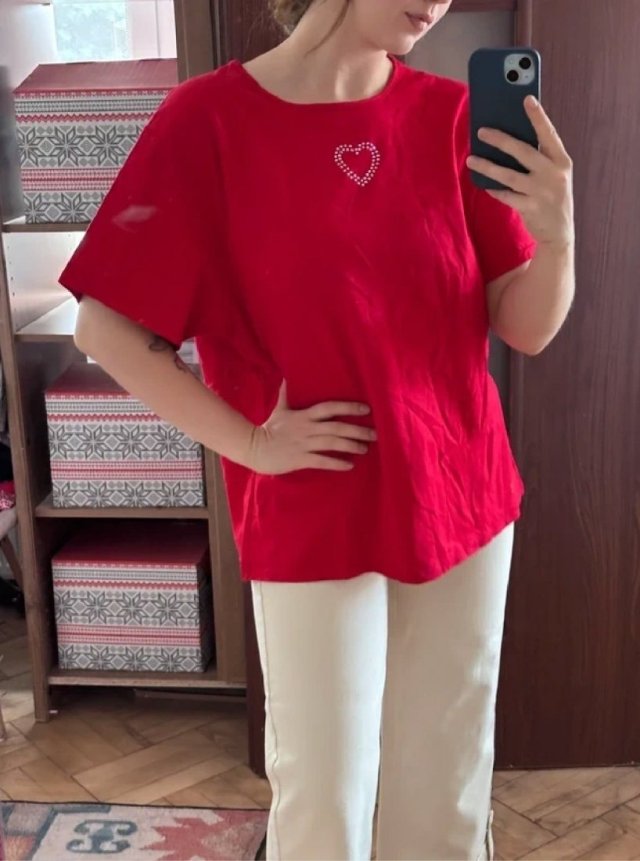 Silver For Her | koszulka plus size | nowa z metką 4XL / 48 / 20